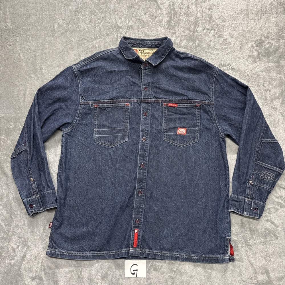 VINTAGE MARC ECKO Limited Edition Denim Jacket Size XXL